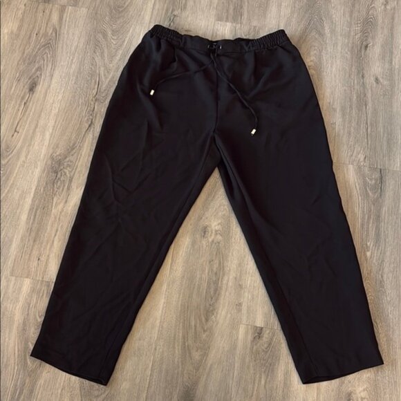 Zara Black Relaxed Fit Joggers size XL - Picture 1 of 8